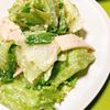 naoの作ってみた!投稿(材料5つ!【ハムレタスシーザーサラダ】ドレッシング不要♩)