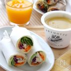 【トルティーヤサンド】野菜たっぷり♪火を使わず簡単！