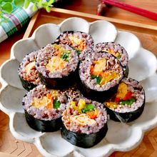 【雑穀米でお手軽キンパ】カフェ風♪おしゃれに♡