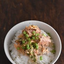 ～さばキムチのマヨ和えのっけごはん～