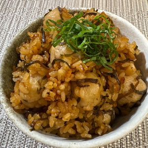 楽ラク手抜キッチン🐶🐾の作ってみた!投稿(重厚な味と軽やかさ「ゆず香る里芋と塩昆布の釜飯」)