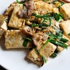 栄養たっぷり【豆腐とにらのチャンプルー】