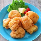 サクサクふわふわ〜♩秋鮭の塩カレーフリッター