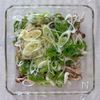 白だし香る！ゆで豚とキノコの旨塩ネギだれ♩あっさりさっぱり味の工程2