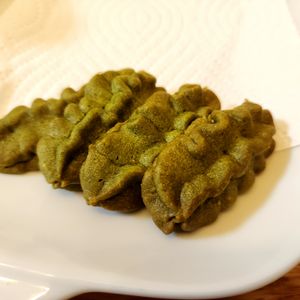 ぱんだの作ってみた!投稿(【抹茶クッキー】 サクサク♪卵白消費にも♡)