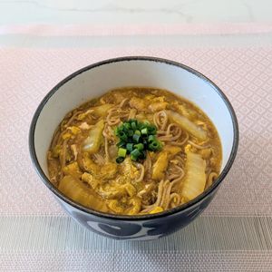 𝔂𝓾𝓶𝓲🍓の作ってみた!投稿(【とろとろ卵と白菜のカレーあんかけ蕎麦】体の芯から温まる！)
