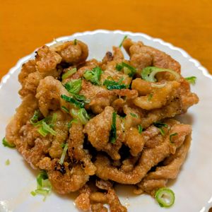 ゆきまる🐬🫧の作ってみた!投稿(豚こまで簡単！【油淋豚】家族が爆食べ♪)