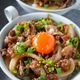 男子の胃袋ガッツリ掴む‼︎『牛肉スタミナ丼』大、大、大人気♡