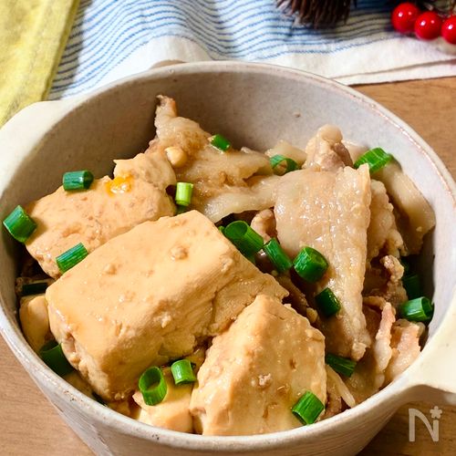 ワンパン5分♡肉すき豆腐