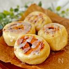 フライパンで発酵なし!!米粉シナモンロール🥯