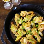手羽元とねぎの甘辛煮