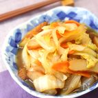 白菜とさつま揚げの炒め煮