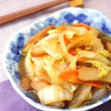 白菜とさつま揚げの炒め煮