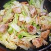 行列の定食屋さんの🍚ぶっ濃い鶏トンテキ野菜炒め定食🤩の工程4