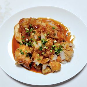 ふうかの作ってみた!投稿(【しっとりやわらか♡鶏むね肉の甘酢みぞれ】天才的すぎる旨さ！)