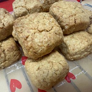 ゆかたんの作ってみた!投稿(ザクほろ!オートミールチョコスコーン【グルテンフリー】)