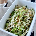 新ごぼうの搾菜サラダ