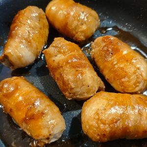 優の作ってみた!投稿(【甘辛ダレがおいしい♡基本の肉巻きおにぎり】ガッツリどうぞ！)