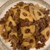 ぐ〜たら子の作ってみた!投稿(ピリッと美味しい「牛肉と蓮根の中華風甘辛炒め」)