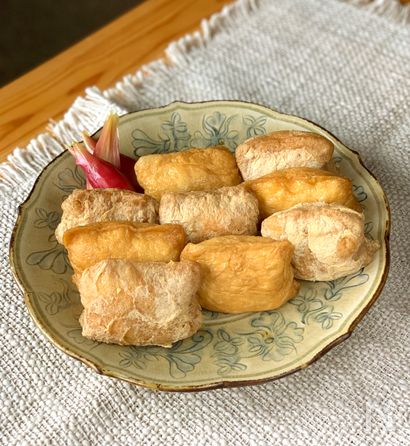 シャキシャキ食感が楽しいいなり寿司