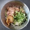 切り干し大根とツナの胡麻みそ和えの工程2