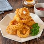 【2分で完食された】
サクサク食感のオニオンリング
