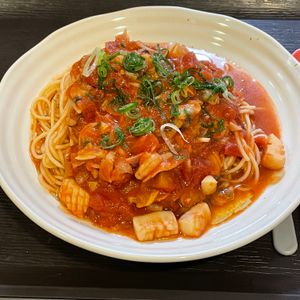 marikoの作ってみた!投稿(シーフードミックスで簡単!【我が家のペスカトーレ】)