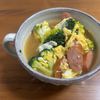 こむぎの作ってみた!投稿(茹で汁活用~☆ブロッコリーと卵のスープ☆)