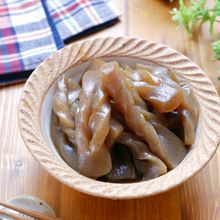 味染み節約副菜♪『手綱こんにゃくの甘辛煮』