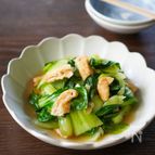 青梗菜と薄揚げの炒め煮