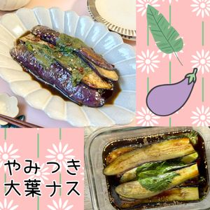 のりのり🐾🎀🤍の作ってみた!投稿(大葉香る！夏にぴったり！【韓国風やみつき大葉ナス】)