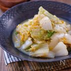 旨味じんわり＊白菜の卵とじ＊無水調理