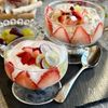 お豆腐クリームのヘルシーパフェ🍓🍨生クリーム不使用！