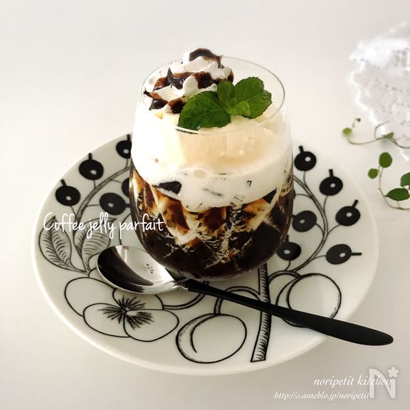 3分cooking！簡単♡コーヒーゼリーパフェ