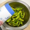 私の枝豆の茹で方はの下準備