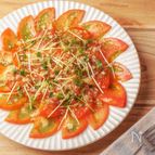 【トマトのカルパッチョ】すぐできる美味しいおもてなしの一品