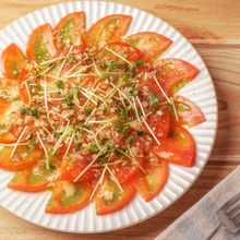 【トマトのカルパッチョ】すぐできる美味しいおもてなしの一品