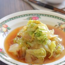 白菜のオイスターソースあん