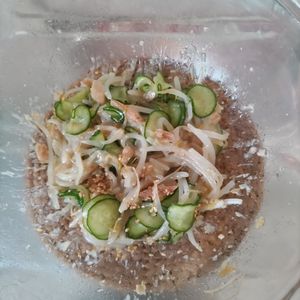 KUMIKOの作ってみた!投稿(水っぽくならない！【もやしとツナきゅうりのやみつきサラダ】)
