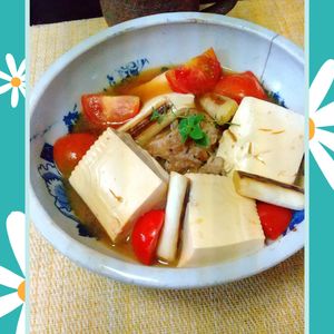 チョロリスの作ってみた!投稿(【すき焼き風肉豆腐】甘めの味付けがおいしい♡)