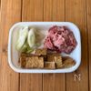 ワンパン10分！【牛肉×厚揚げ甘辛すき煮】時短で染みジュワ♩の工程1