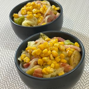 楽ラク手抜キッチン🐶🐾の作ってみた!投稿(やさしい味わい♩じゃがいもとコーンのスープ)