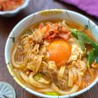 コクみそ味が美味しい【チゲ風煮込みうどん】