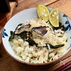 徳島食材の釜飯「すだちとワカメのぼうぜ釜飯」