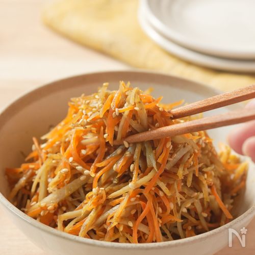 家族に大好評！我が家のきんぴらごぼう