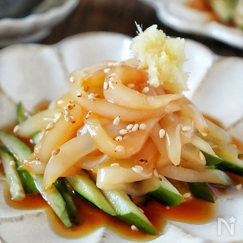 【いかそうめん沖漬け風】買ったお刺身美味しいアレンジおつまみ