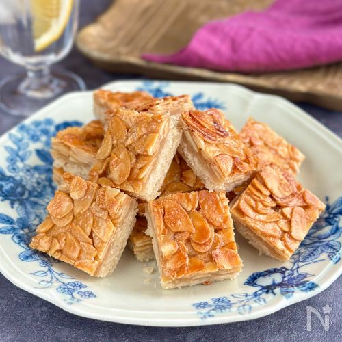 米粉で作る♪きび砂糖と豆乳のフロランタン【バターなし】