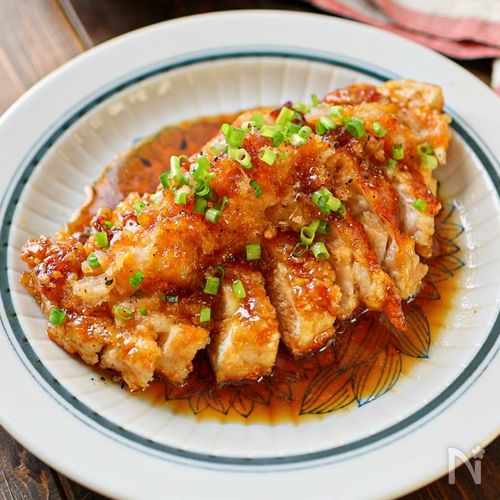 【しっとりやわらか♡鶏むね肉の甘酢みぞれ】天才的すぎる旨さ！
