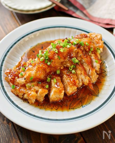 【しっとりやわらか♡鶏むね肉の甘酢みぞれ】天才的すぎる旨さ！