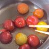 ミニトマトとモッツァレラの白だし煮浸し〜イタリア風に〜の工程2